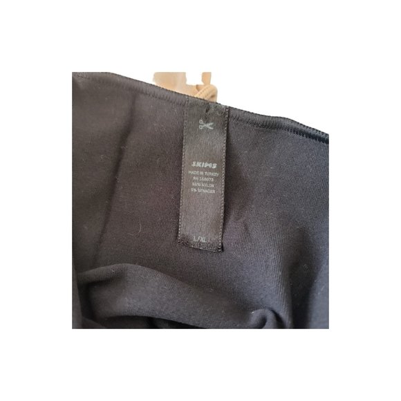 CT2105 Skims NWOT Essential Scoop Neck Bodysuit Long Sleeve Thong Dark Gray - Picture 5 of 6